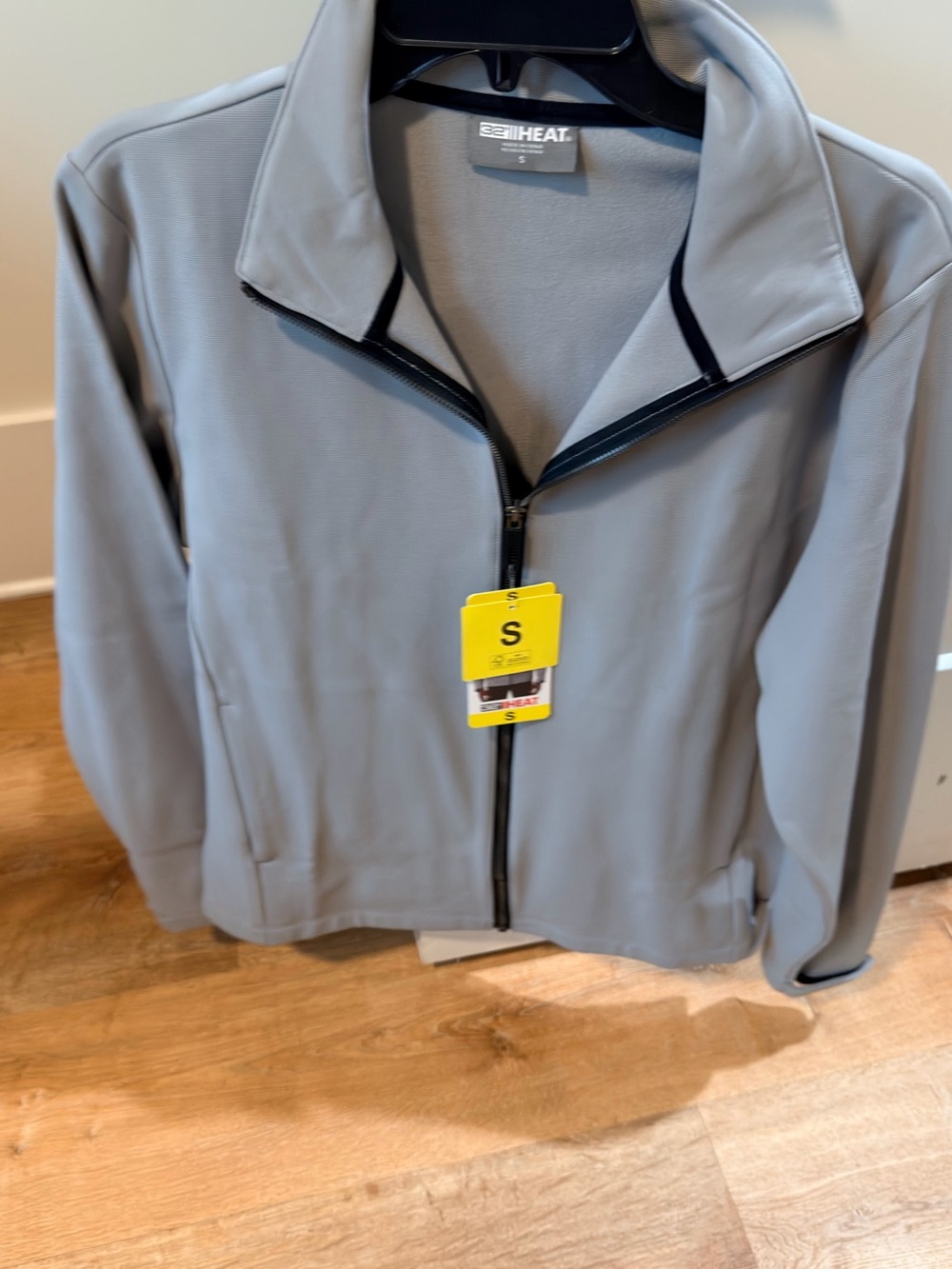 32 Degrees Men's Light Gray Lightweight Zip Jacket